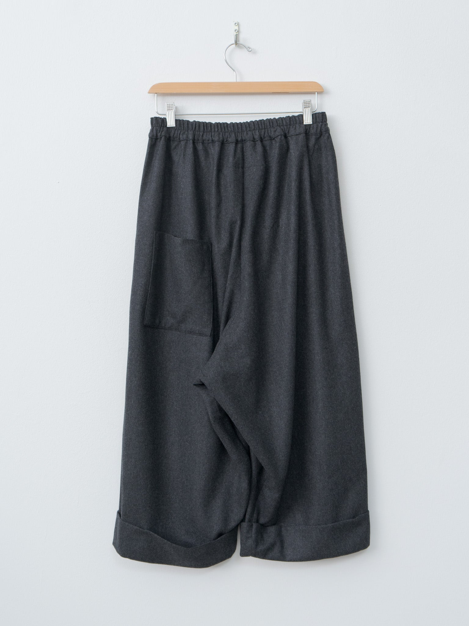 The Baker Trouser - Wool Cash Flannel Charcoal - 6