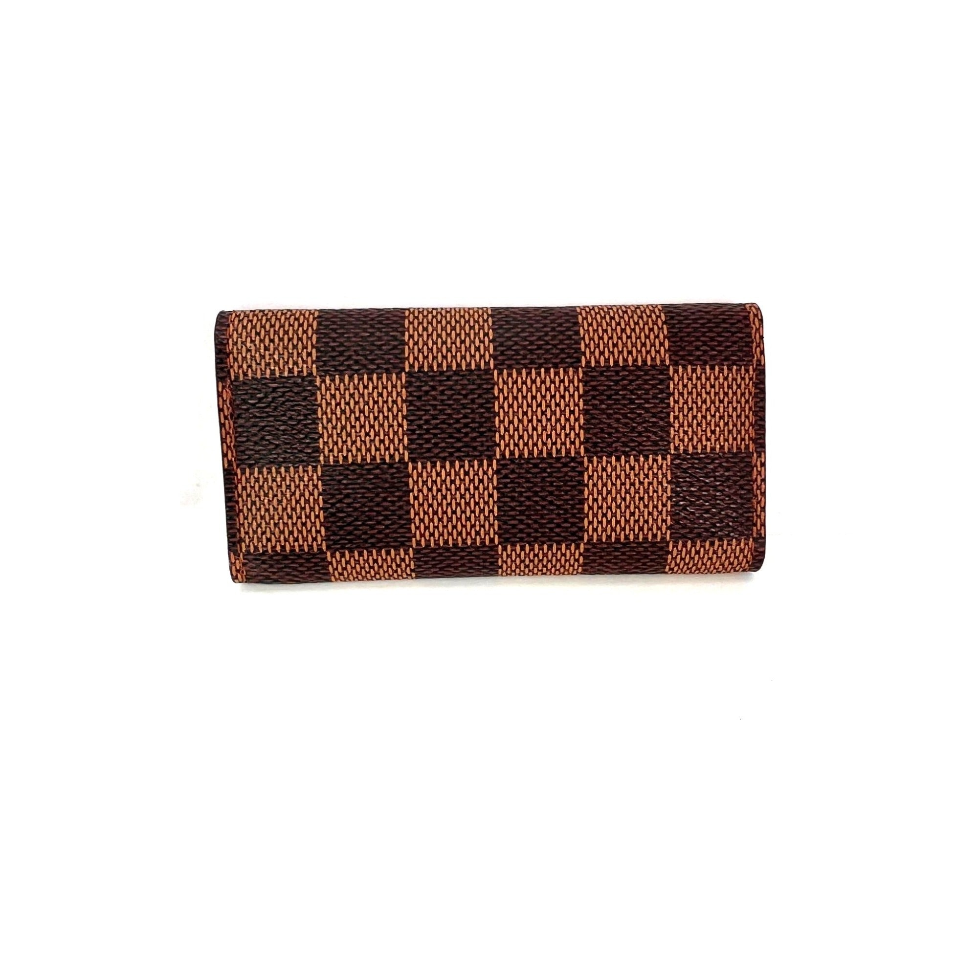 Louis Vuitton 4 Key Holder Damier Ebene Brown Canvas Key Chain - 2