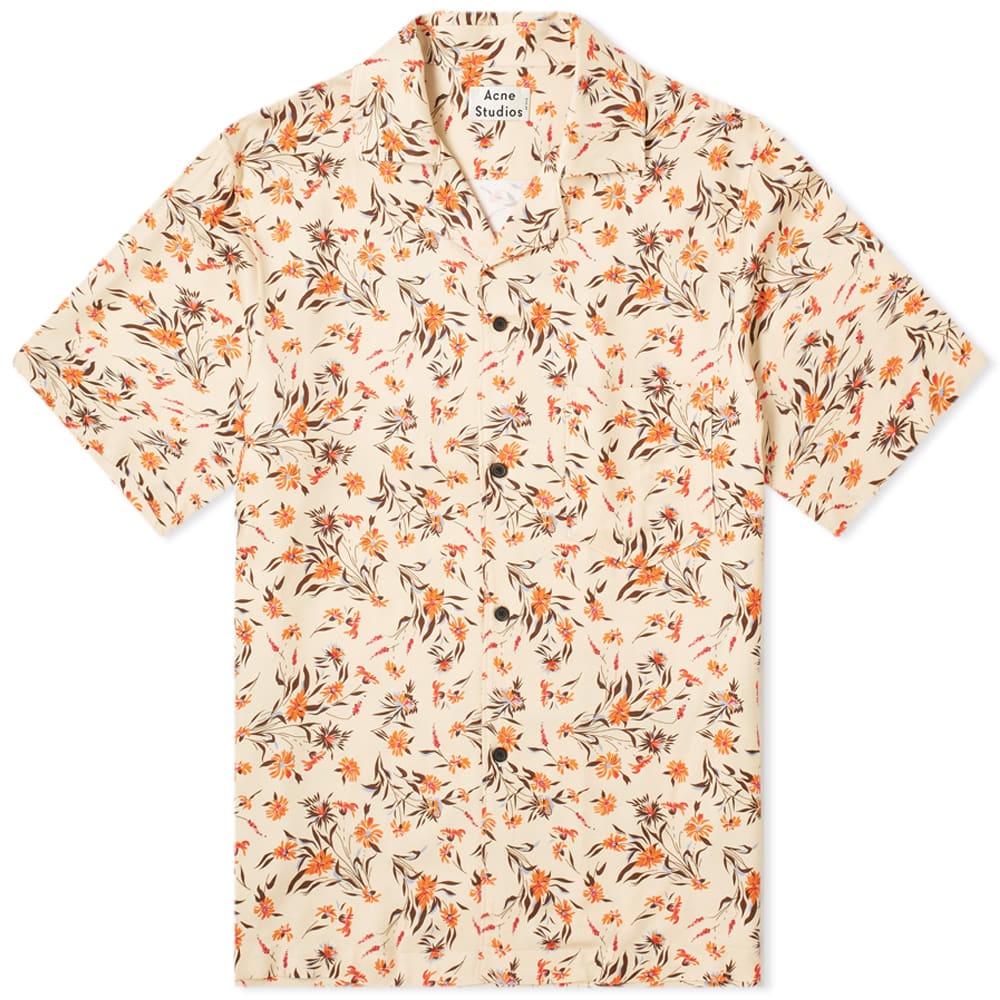 Acne Studios Simon Fluid Flower Power Vacation Shirt - 1