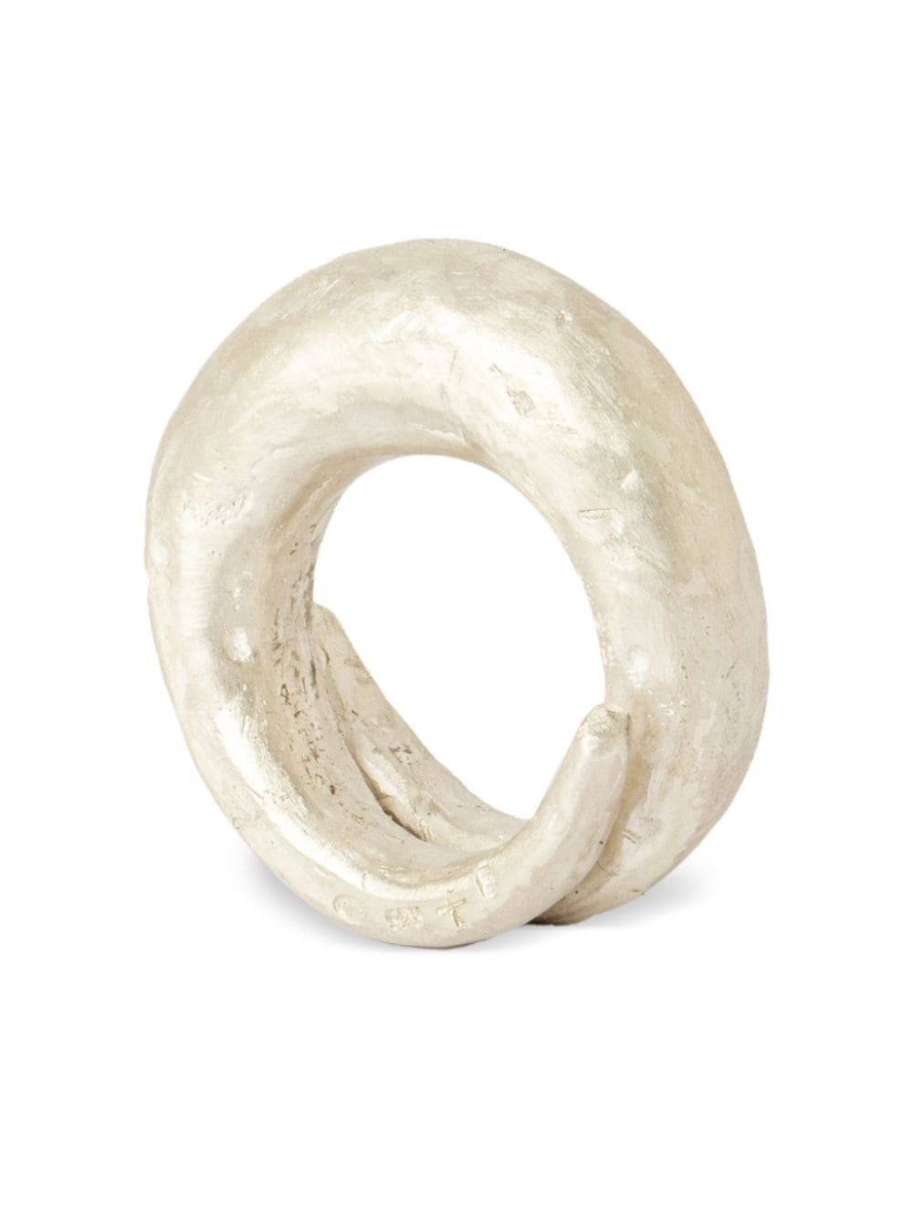 Split Mountain matte sterling-silver ring - 2