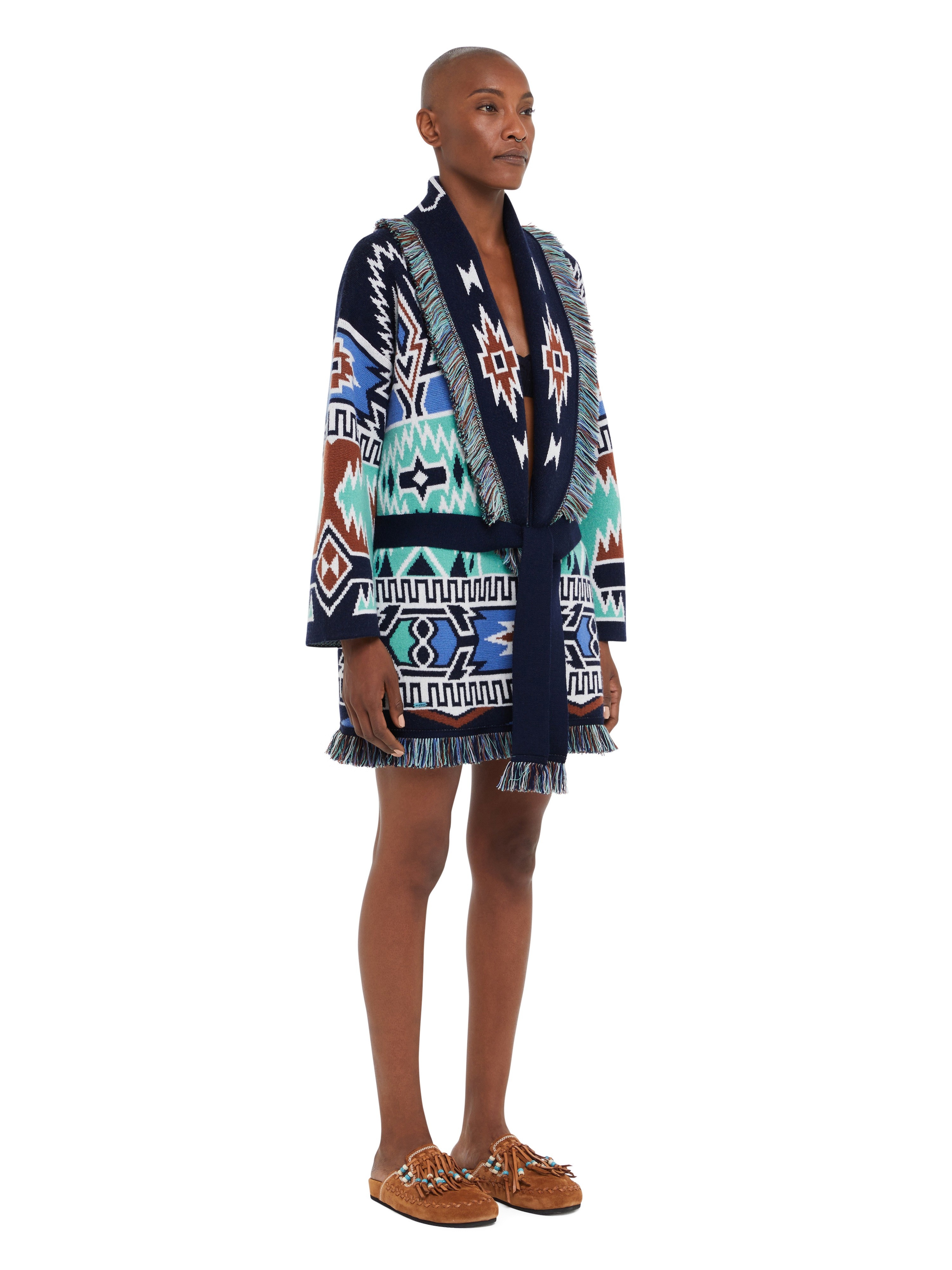 Geometric Roots Cardigan - 6