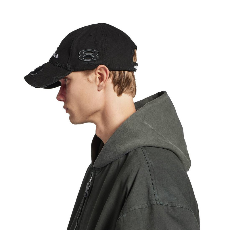 Men's Upcycled Cap in Black 6