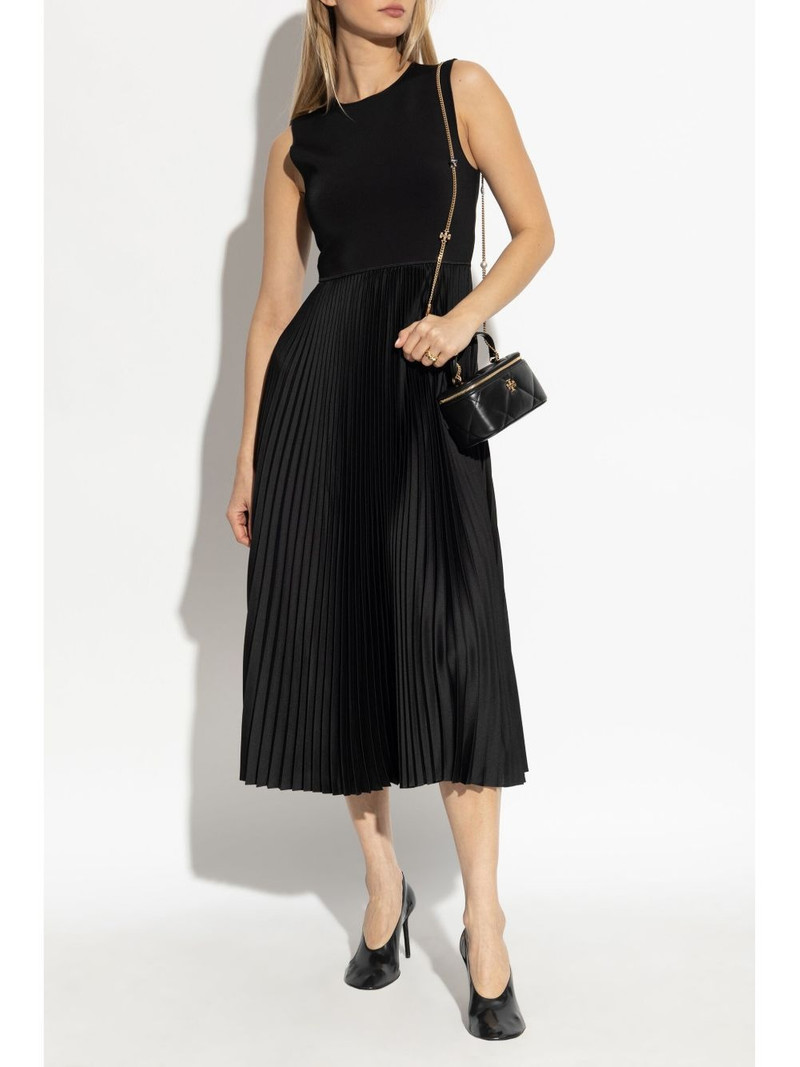 Theory pleated satin dress outlook