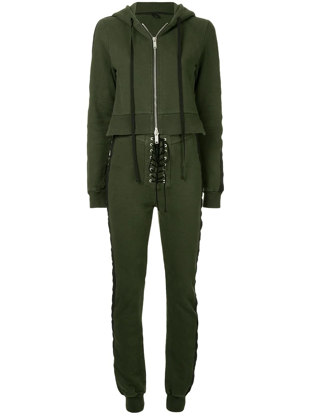 Terry B hoodie jumpsuit - 1