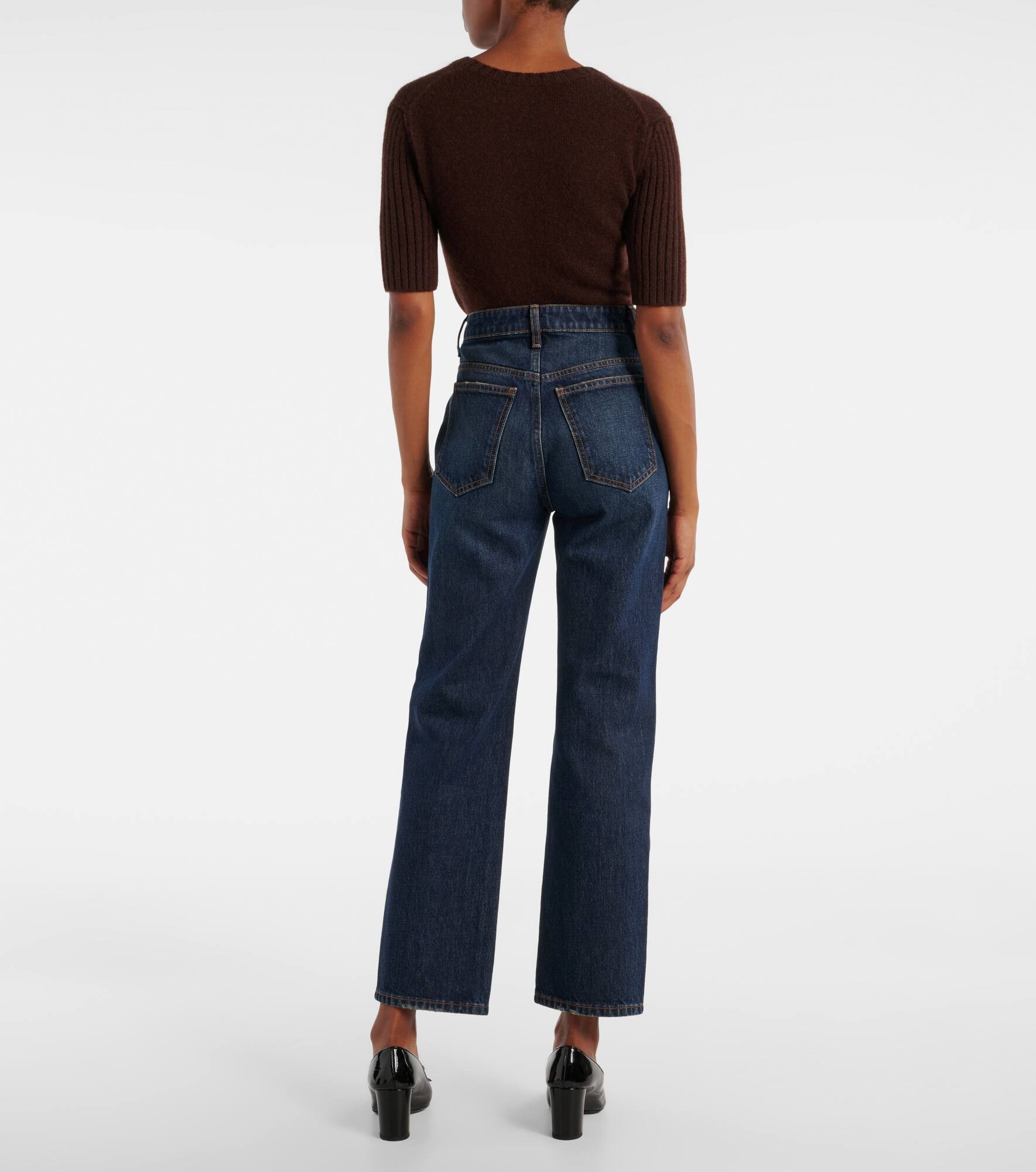 Abigail high-rise straight jeans - 3