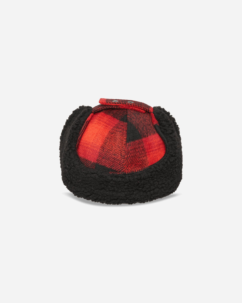 Plaid Flap Cap Red 4