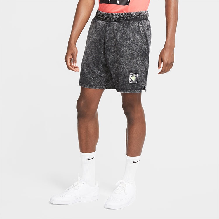 Men's Nike Sportswear Knit Washed Shorts Black CV4356-060 - 3