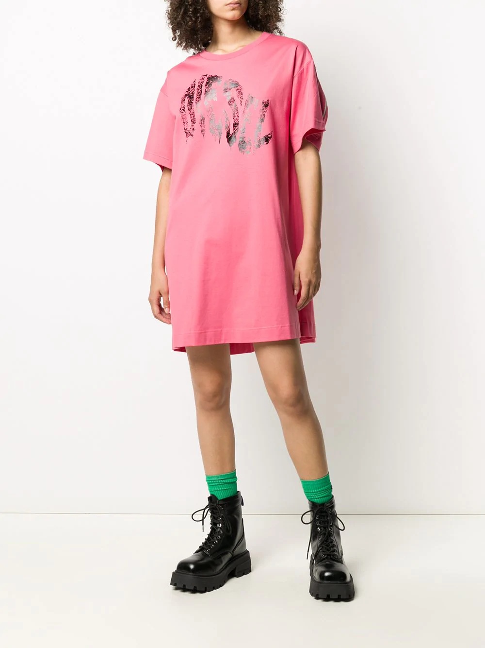 logo T-shirt dress - 3