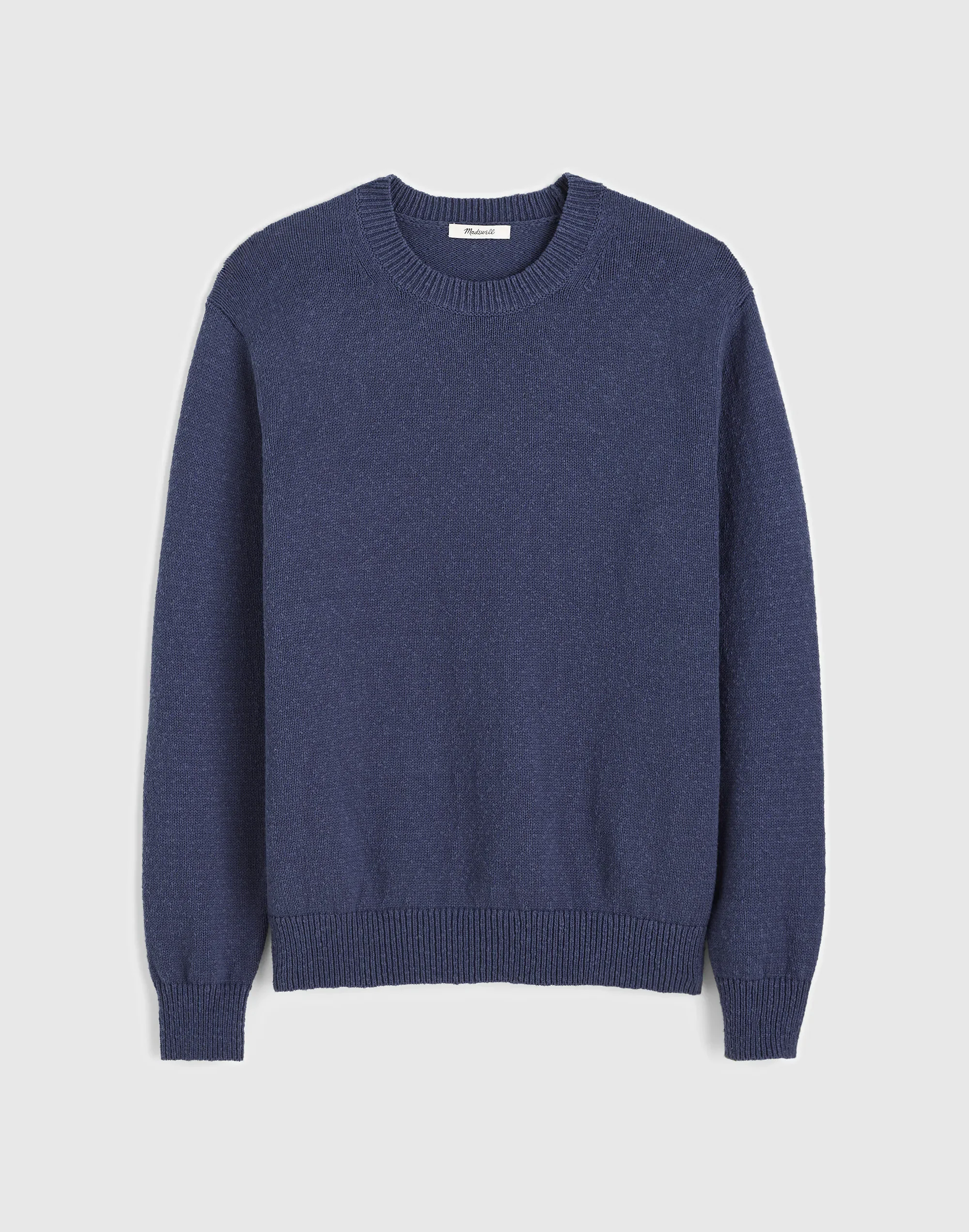 Crewneck Sweater in Textured Cotton - 1