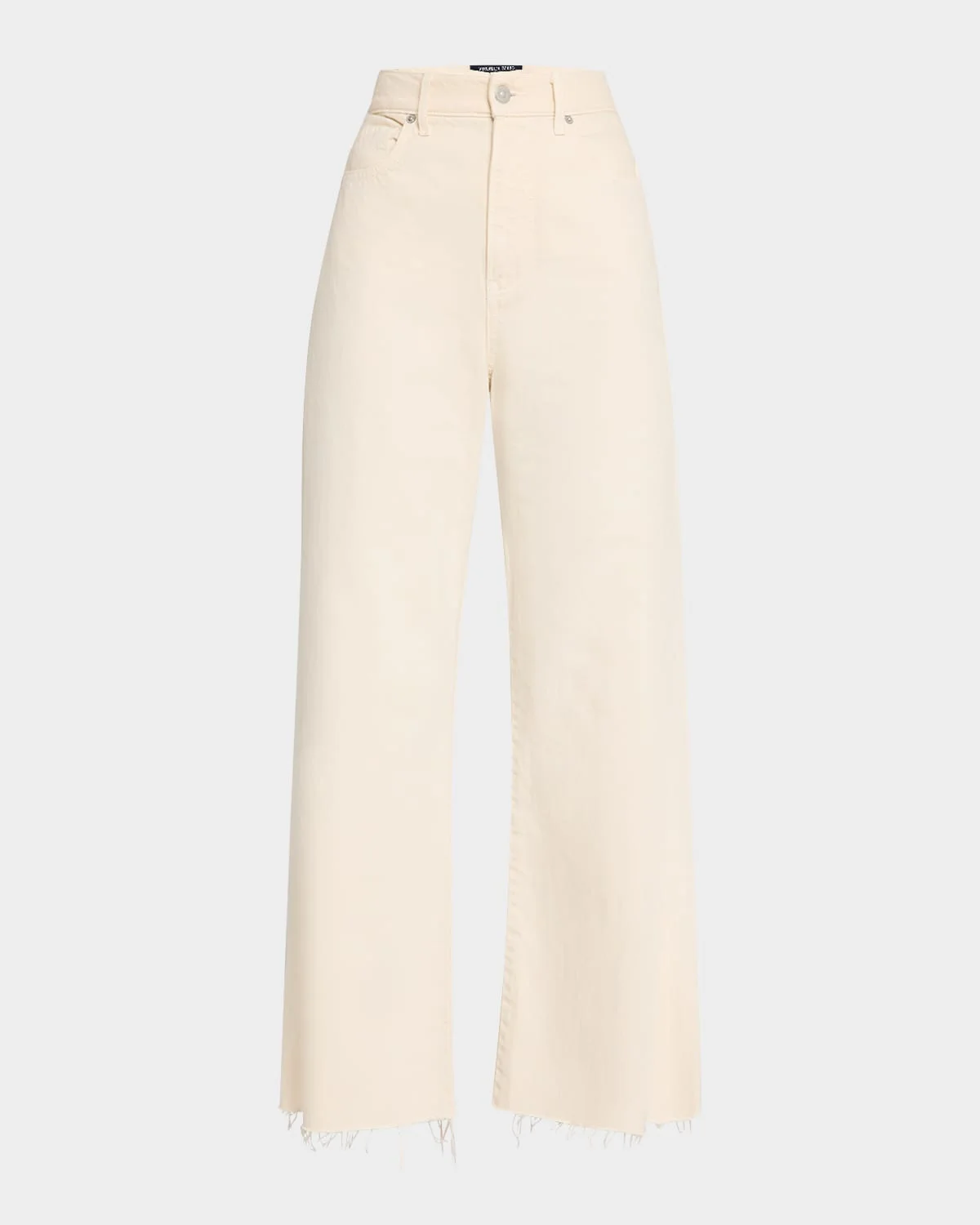 Taylor Cropped High Rise Wide-Leg Jeans - 1