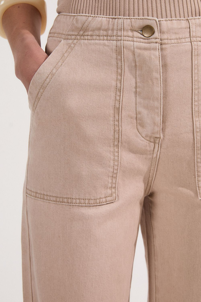 Coloured Denim Straight Leg Jean 3