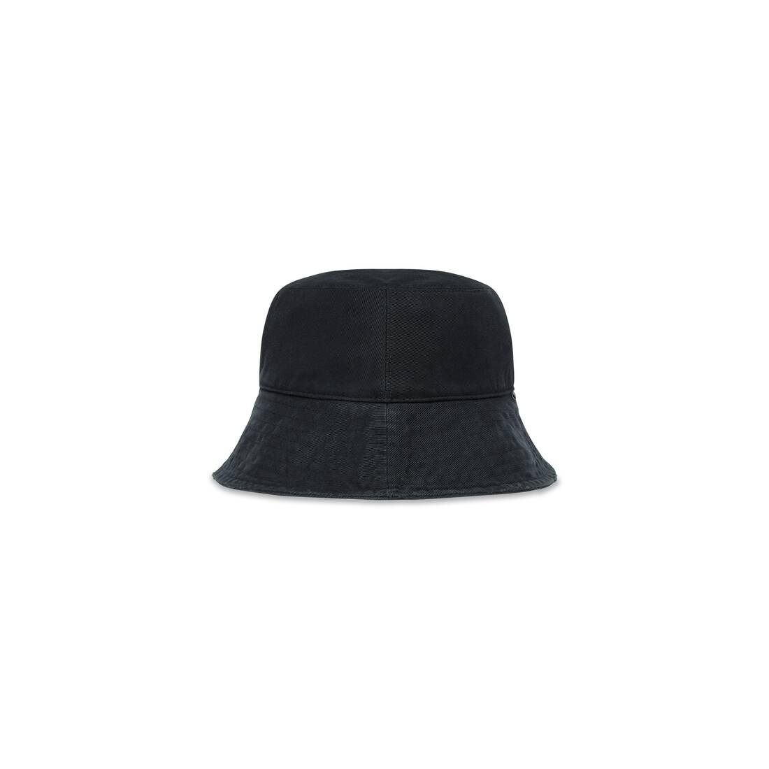 Men's Bucket Hat in Black - 3