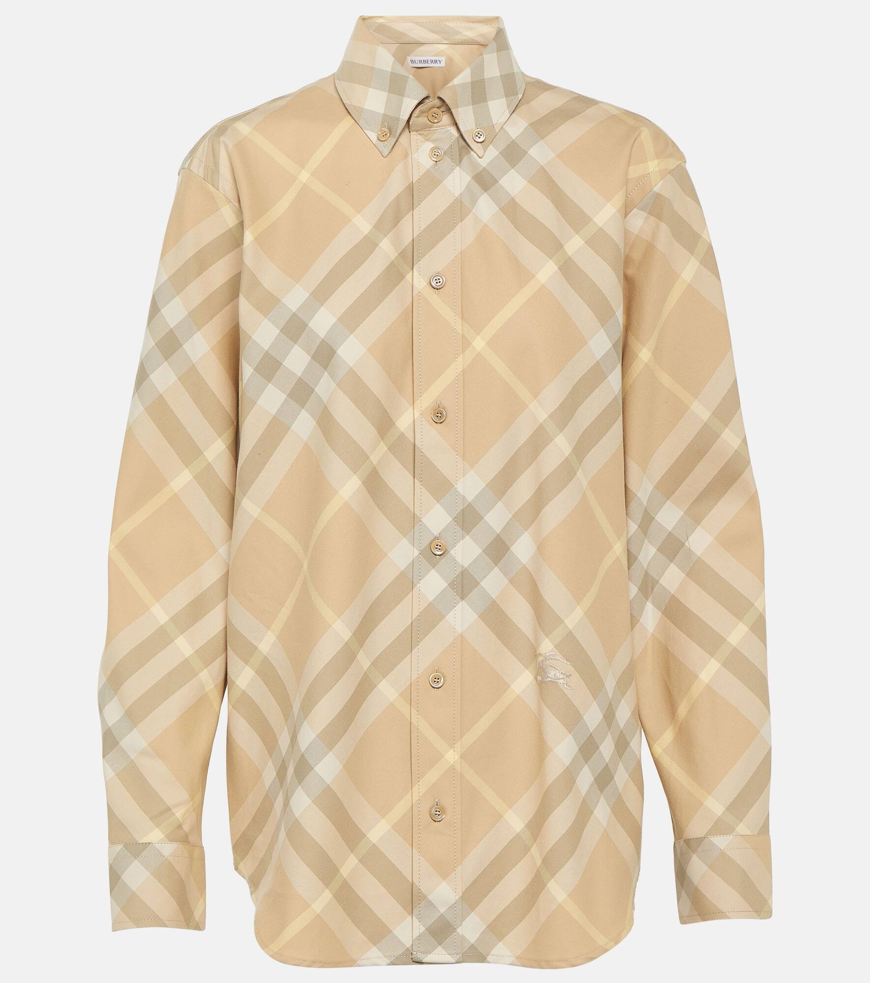 Burberry Check cotton twill shirt - 1