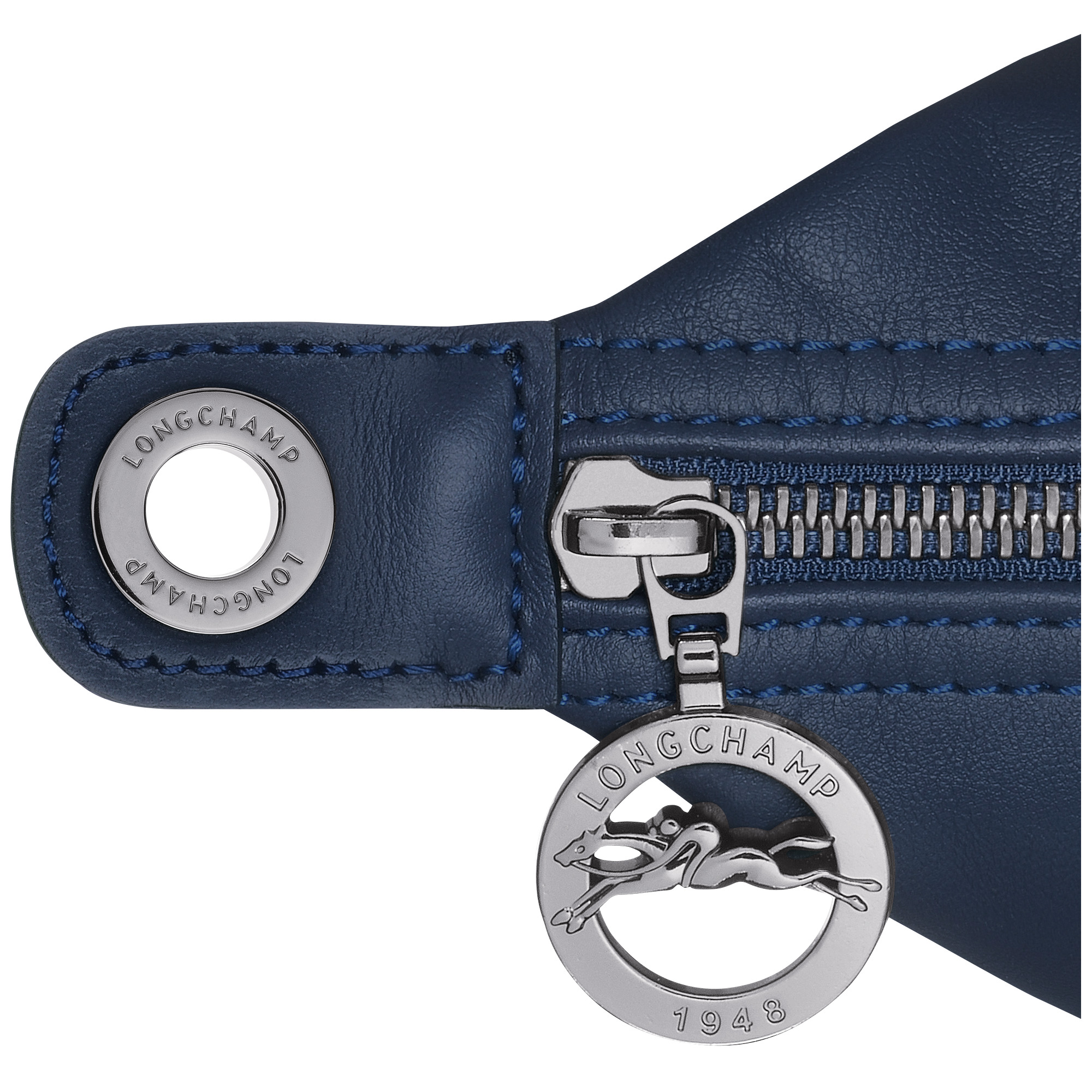 Le Pliage Xtra S Hobo bag Navy - Leather - 6