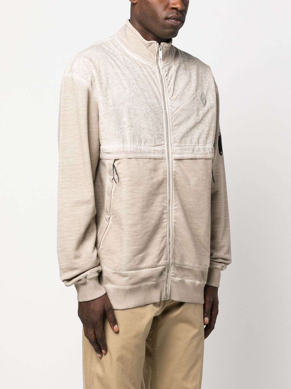 zip-Up "Bone" hoodie - 4