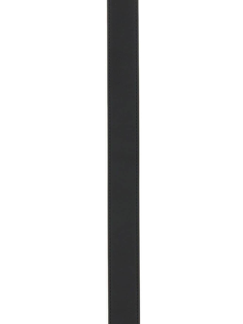 logo-buckle belt - 2