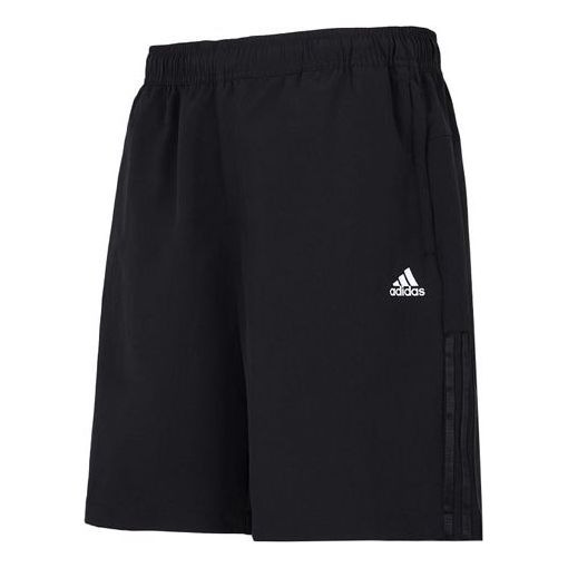 adidas Fi Lib Wvsh Solid Color Micro Mark Logo Athleisure Casual Sports Woven Shorts Black HE7405 - 1
