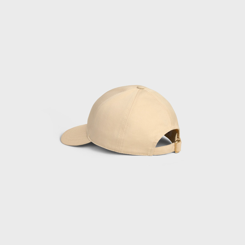 triomphe baseball cap in washed cotton 4