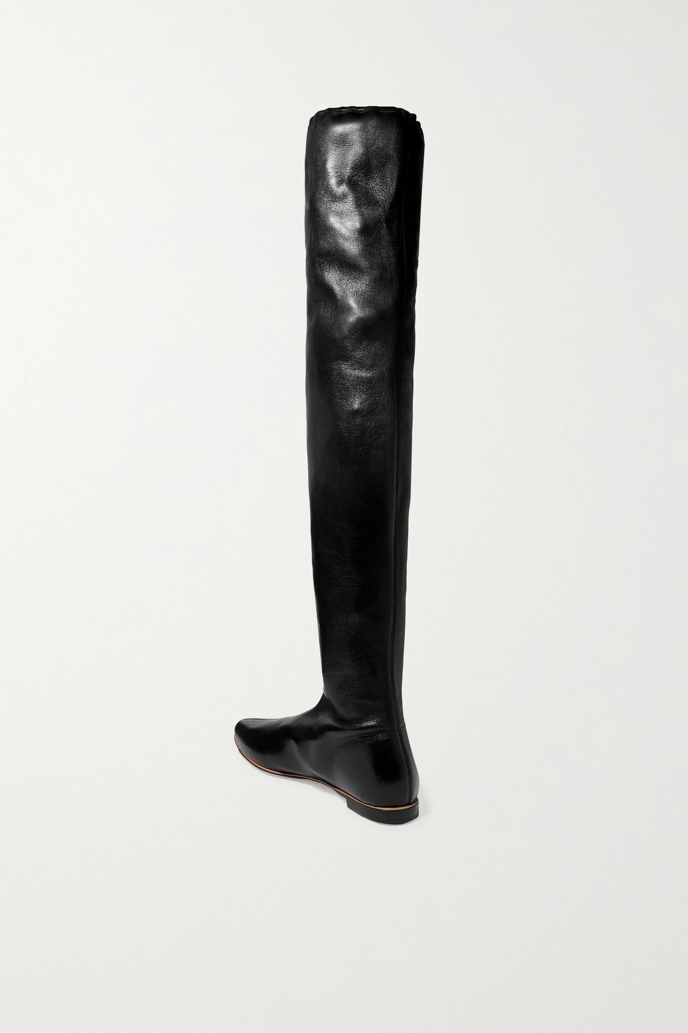 Leather over-the-knee boots - 4