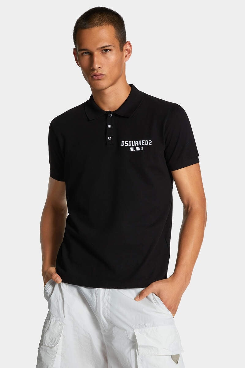 DYED TENNIS FIT DSQUARED2 MILANO POLO - 3