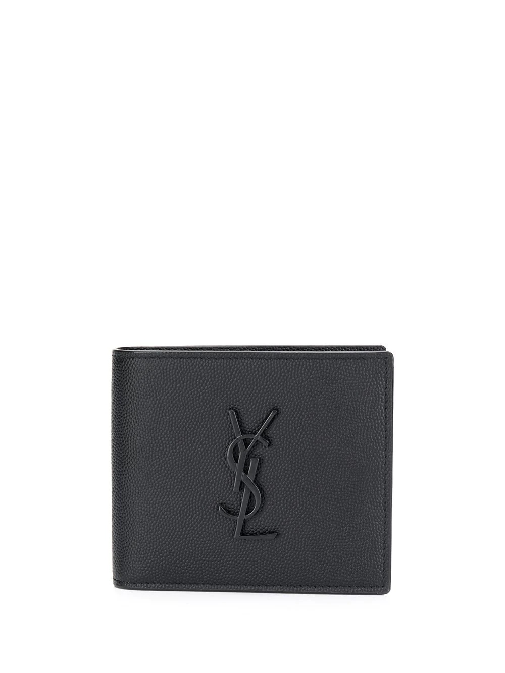 monogram plaque bi-fold wallet - 1