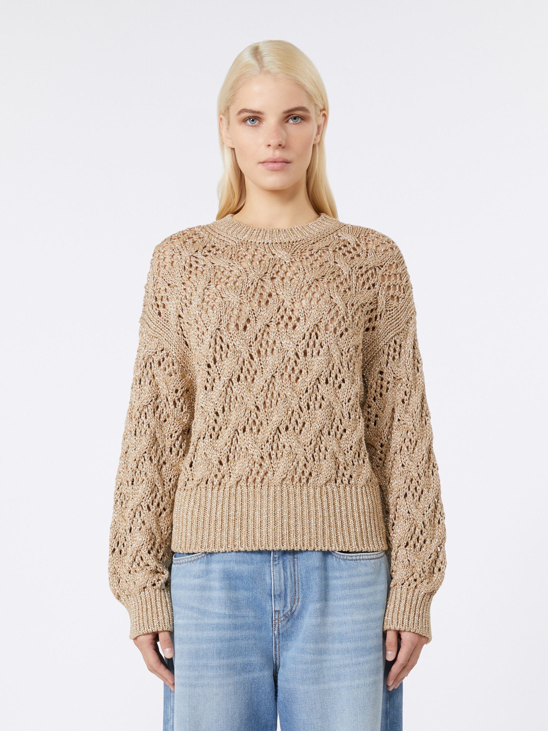PILADE Diamond-patterned cordonnet sweater - 3