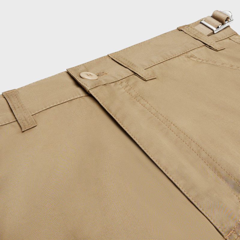 celine cargo pants in cotton linen 3