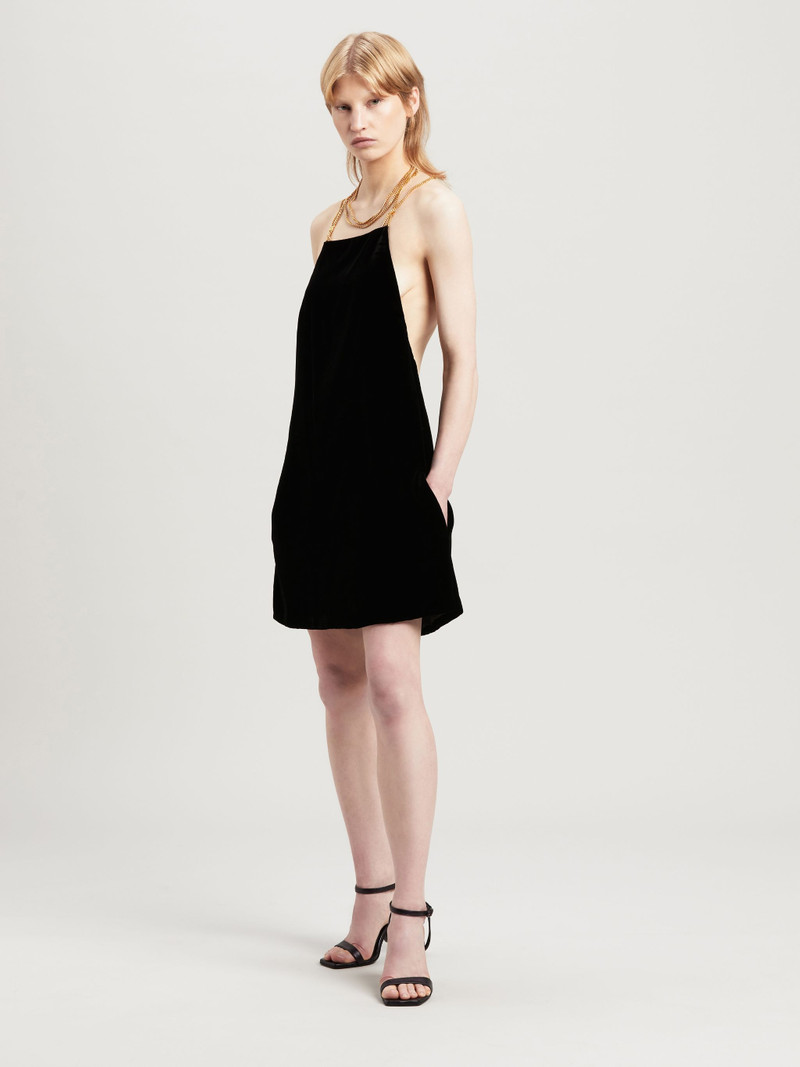 Palm Angels CHAIN VELVET DRESS outlook