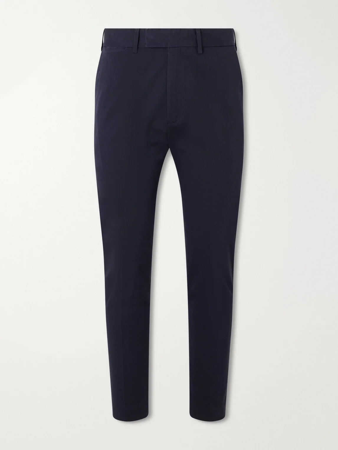 Tapered Cotton-Blend Twill Trousers - 1