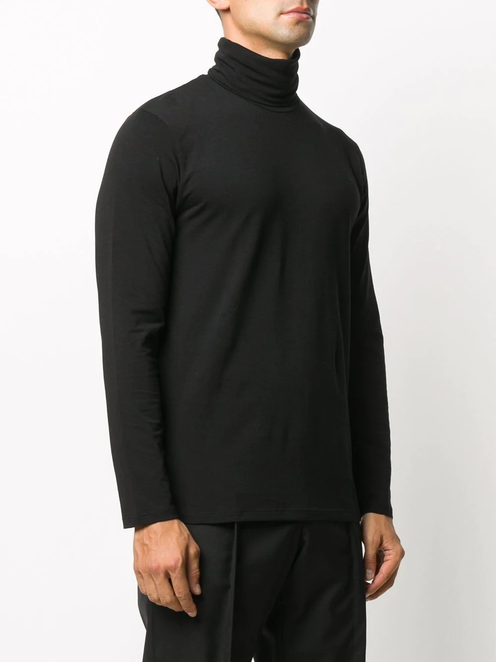 turtleneck cotton T-shirt - 3