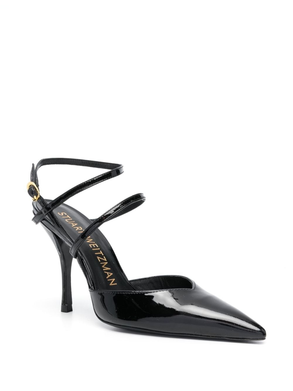 Strapeze 100mm leather pumps - 2