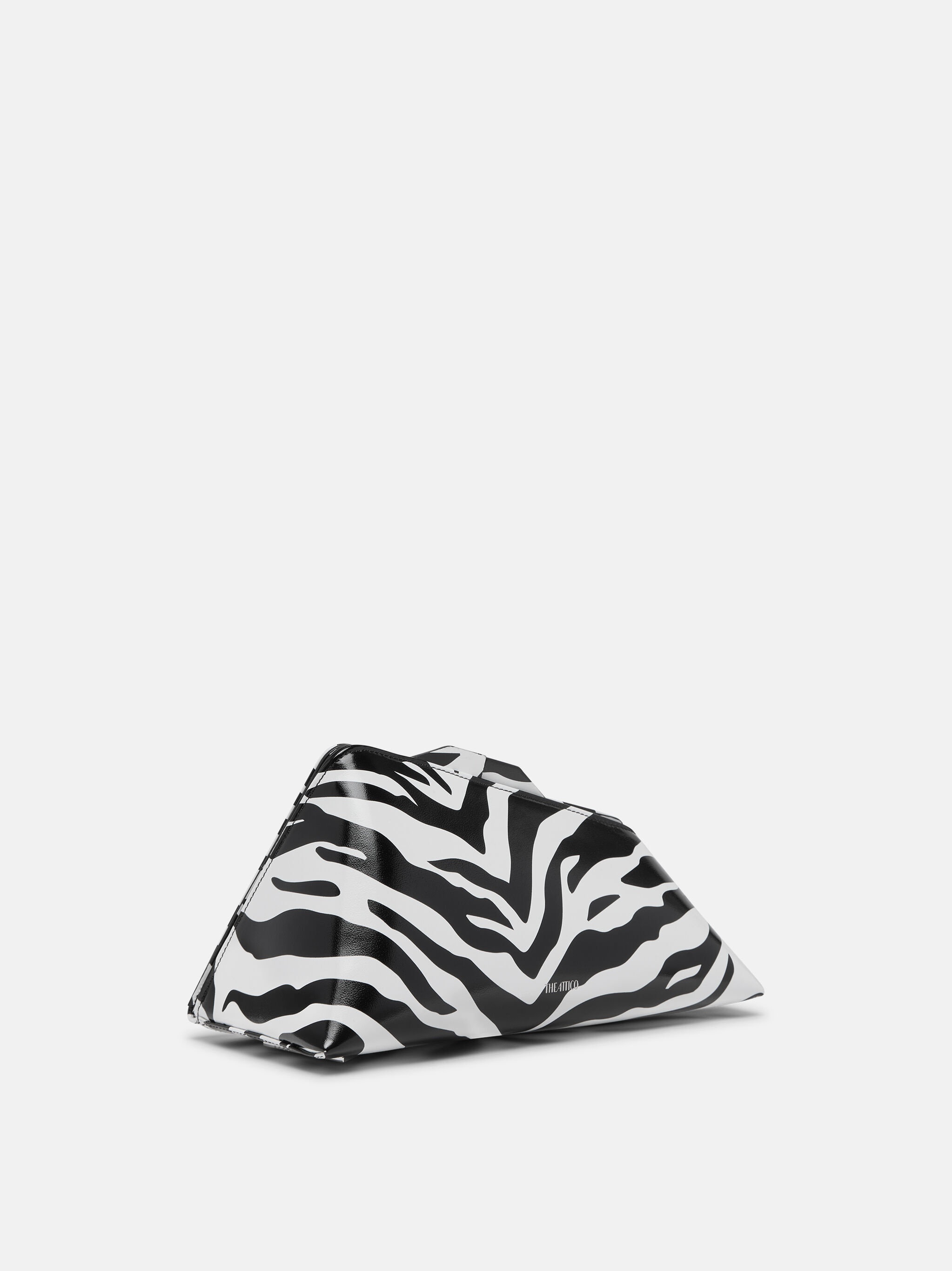 ''8.30PM'' BLACK AND WHITE OVERSIZED CLUTCH - 3