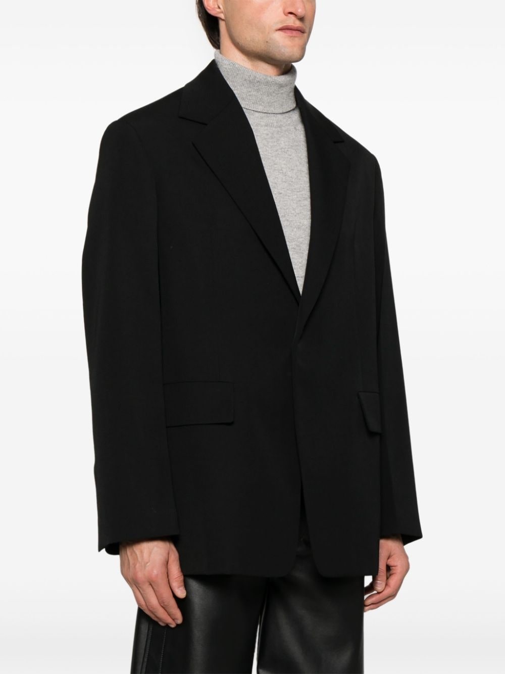 wool blazer - 3