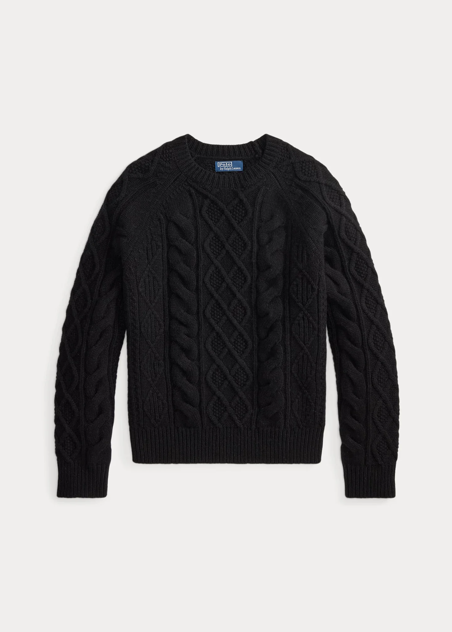 Aran-Knit Wool-Alpaca Sweater - 1