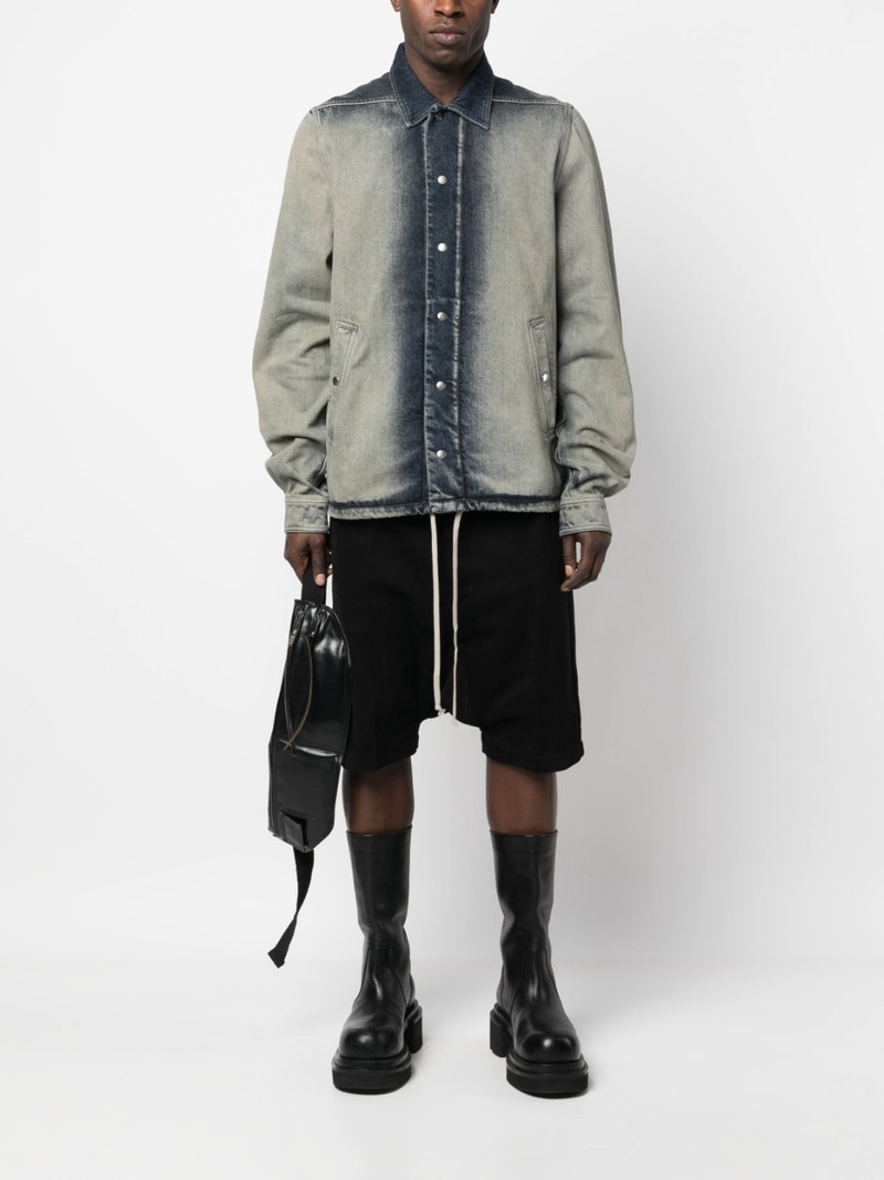 Rick Owens DRKSHDW long-sleeve denim jacket outlook