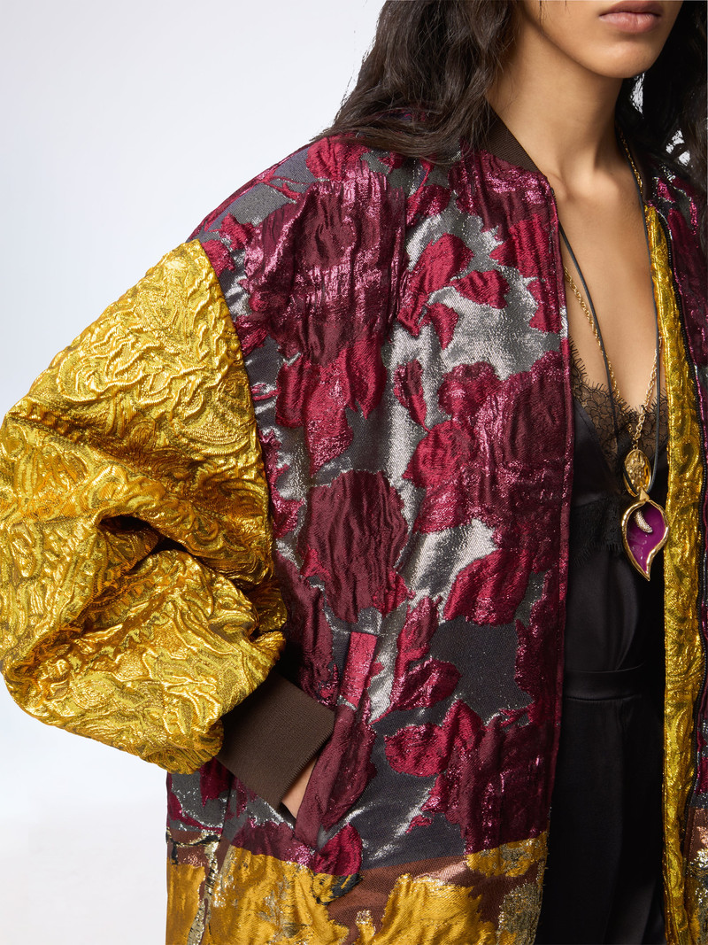 Jacquard Patchwork Bomber 3