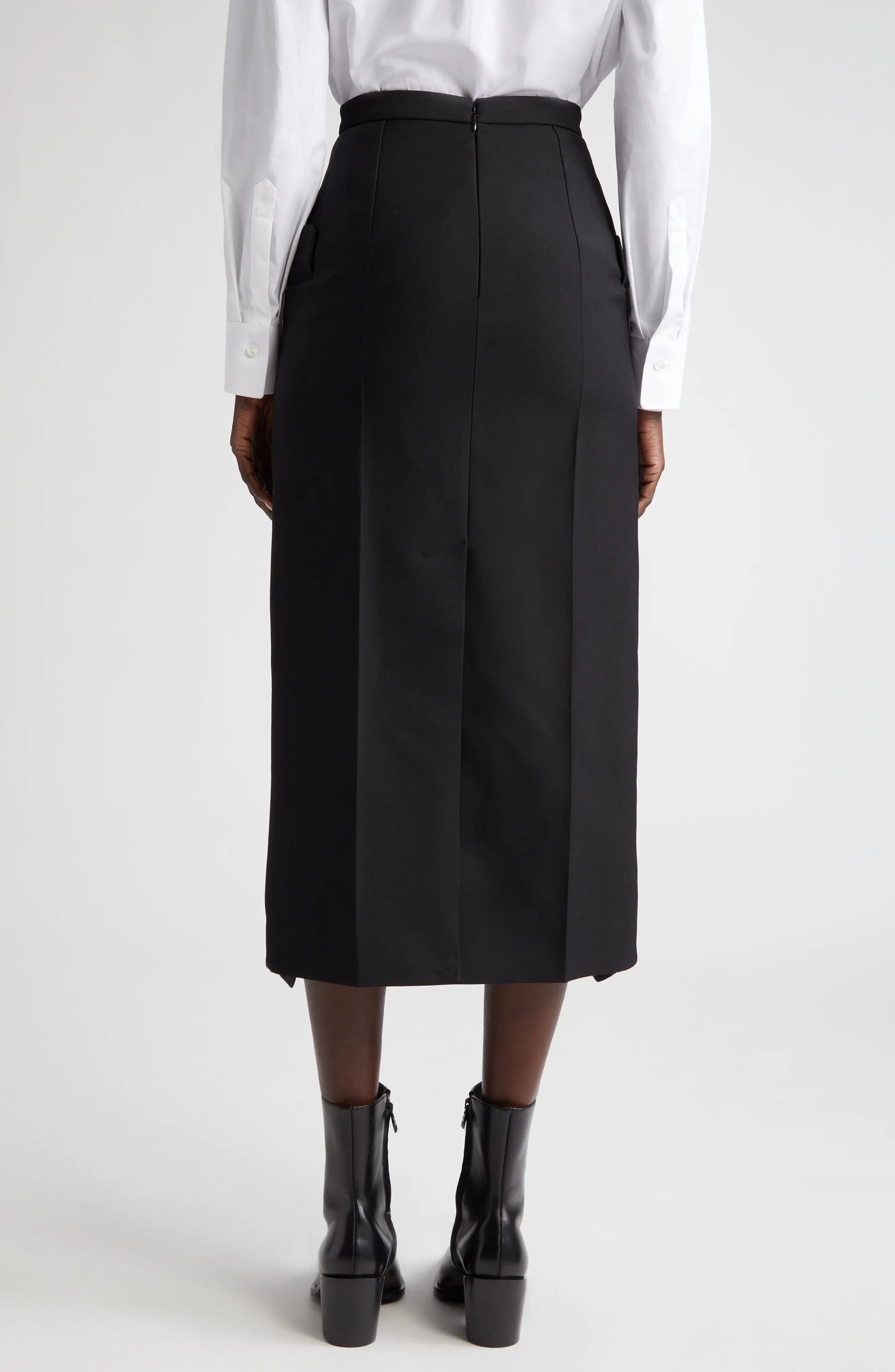 スカート skirt 1000) alexander Drape' (745749QJACX mcqueen 'Slashed