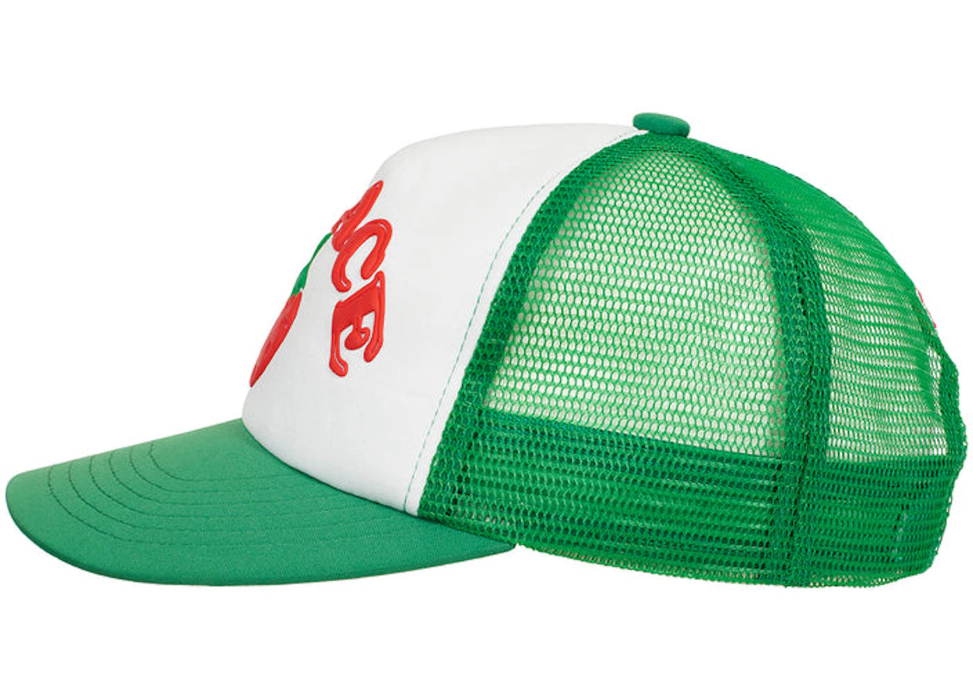 Palace Strawberry Trucker Hat Green - 2