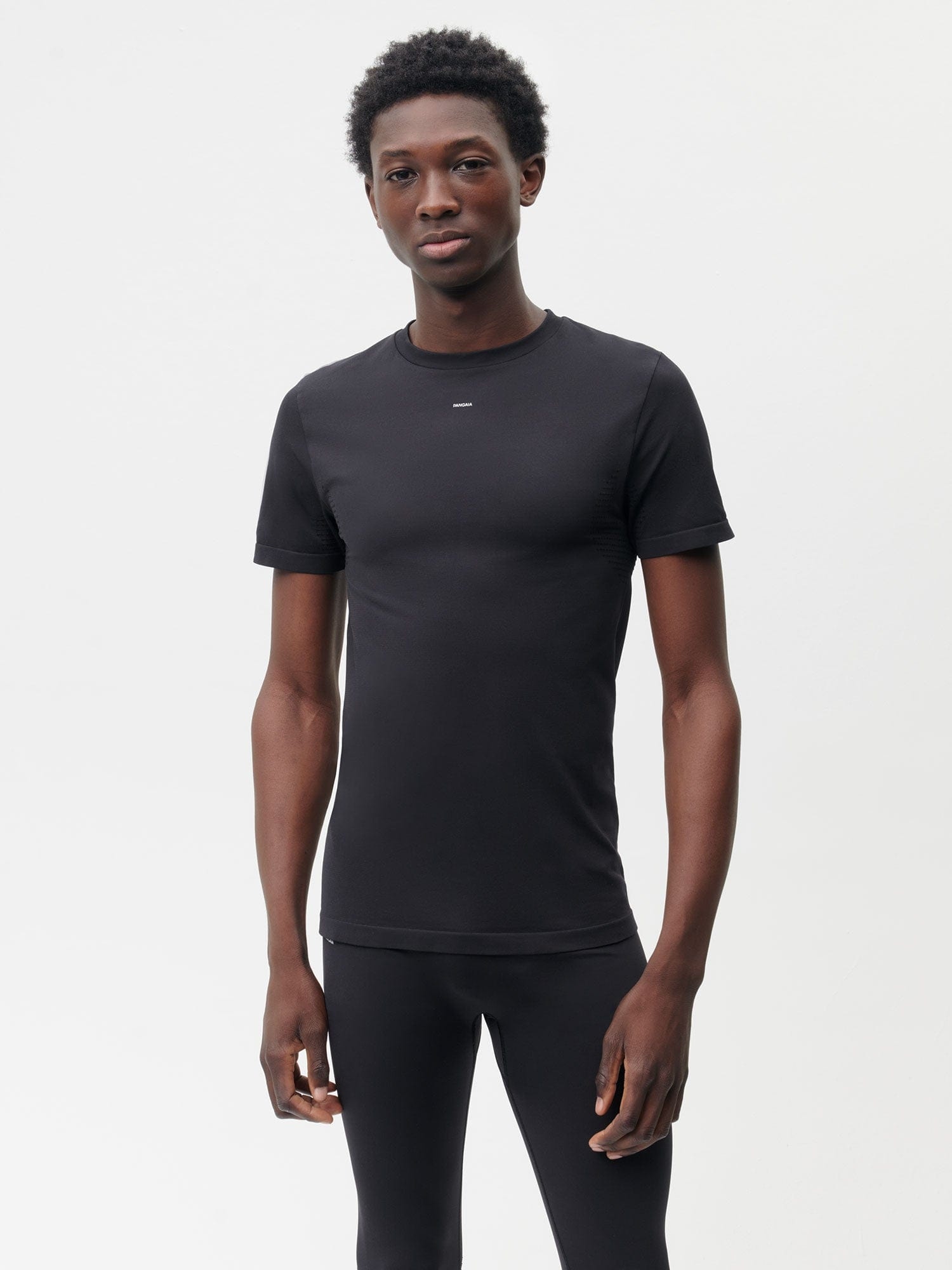 Mens Plant-Stretch T-Shirt - Black - 2