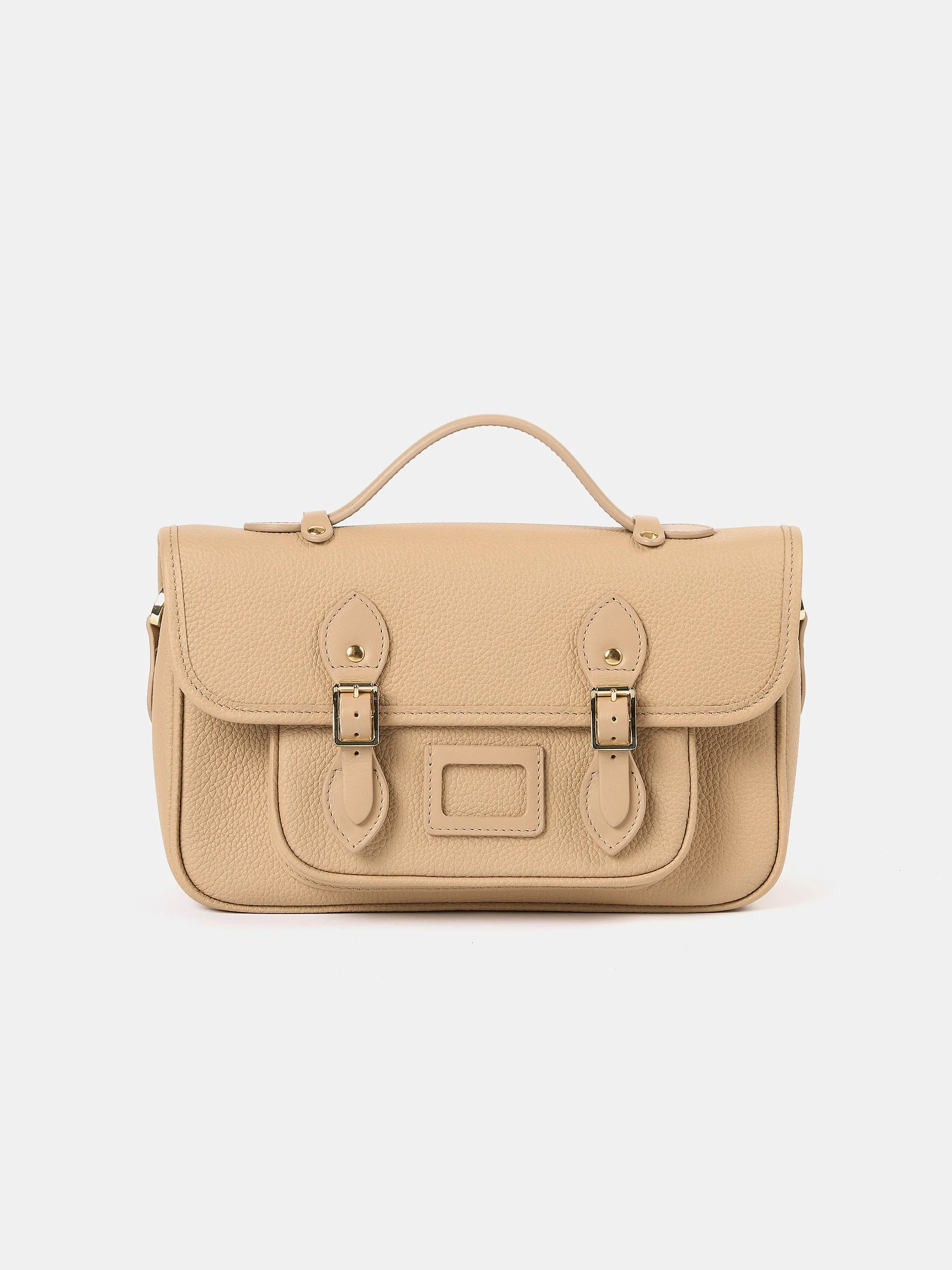 The Soft Satchel - Latte Calf Grain - 1
