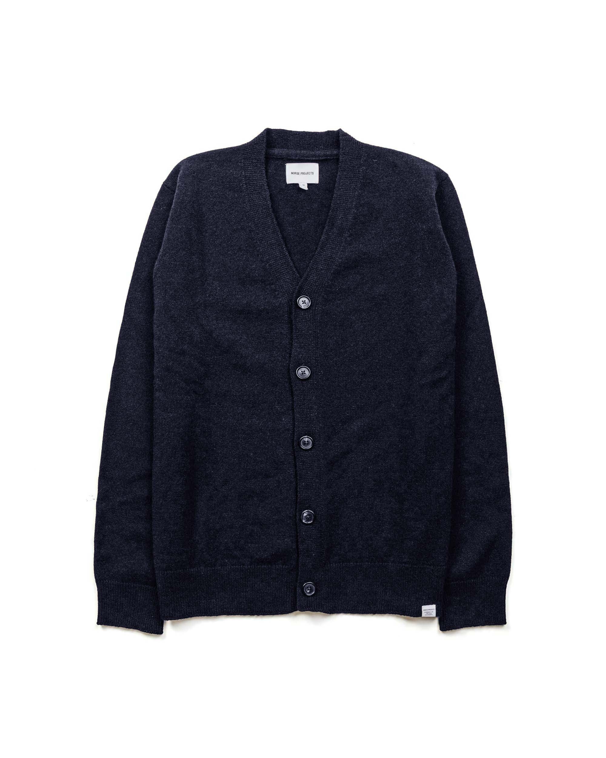 Adam Lambswool Dark Navy - 1
