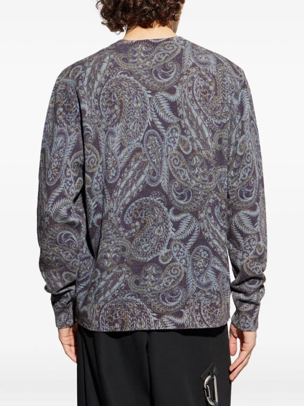 Paisley Print Sweater - 4