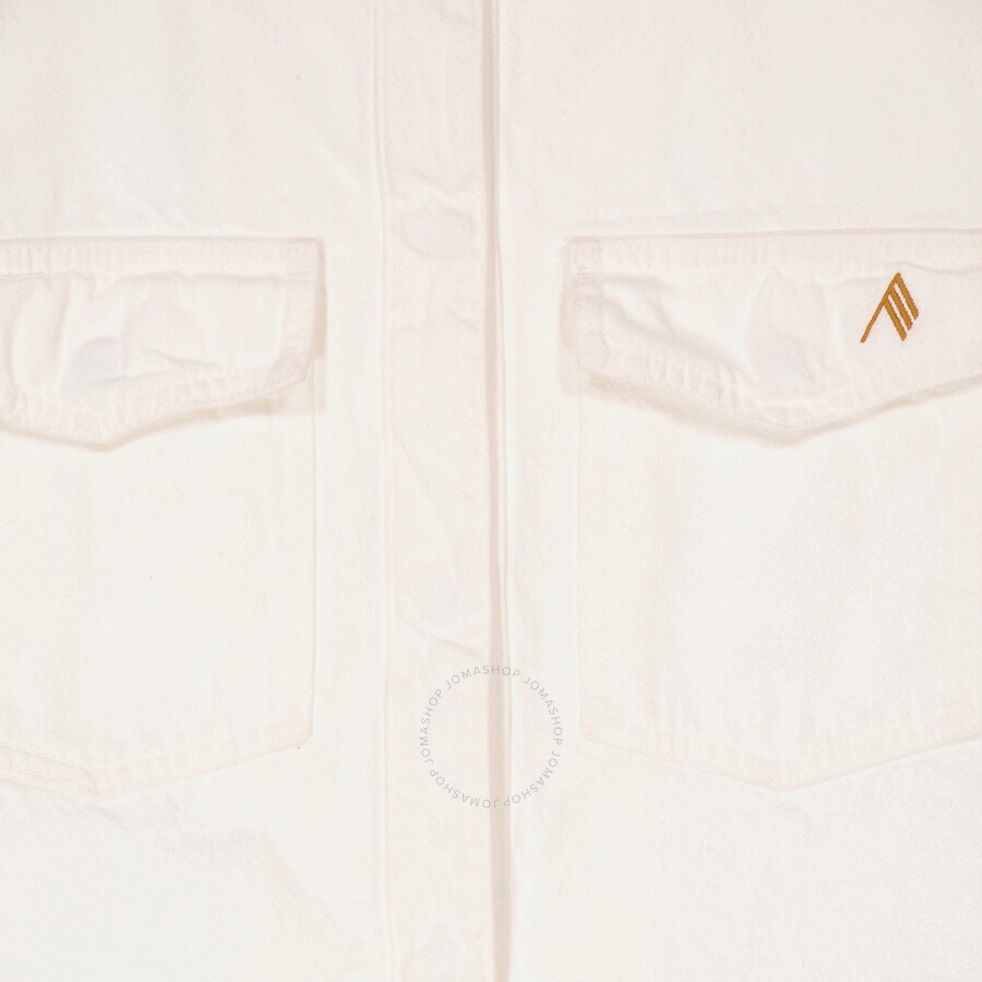 The Attico Ladies White Short Coat Shirt - 7