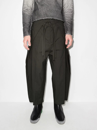 Craig Green wrap-detail wide-leg trousers outlook
