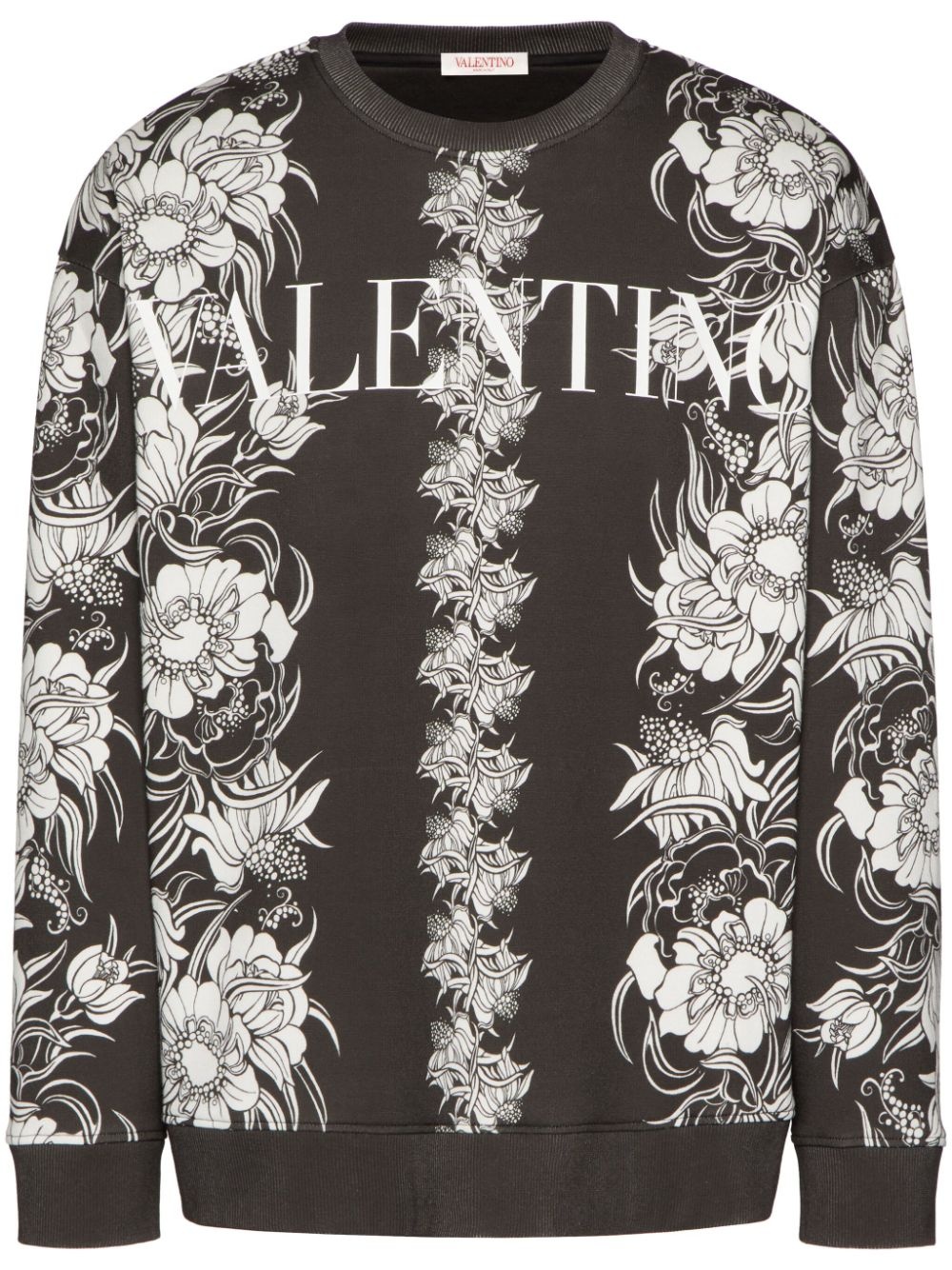 logo-print long-sleeve sweatshirt - 1