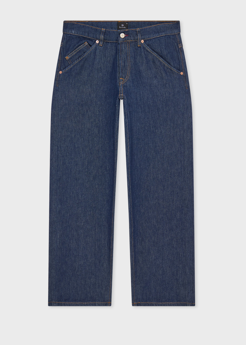 Relaxed-Fit Rinse Wash Recycled Cotton-Blend Jeans 1