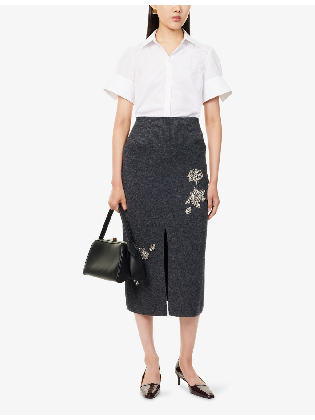 Embroidered Short-Sleeve Cotton Shirt - 2