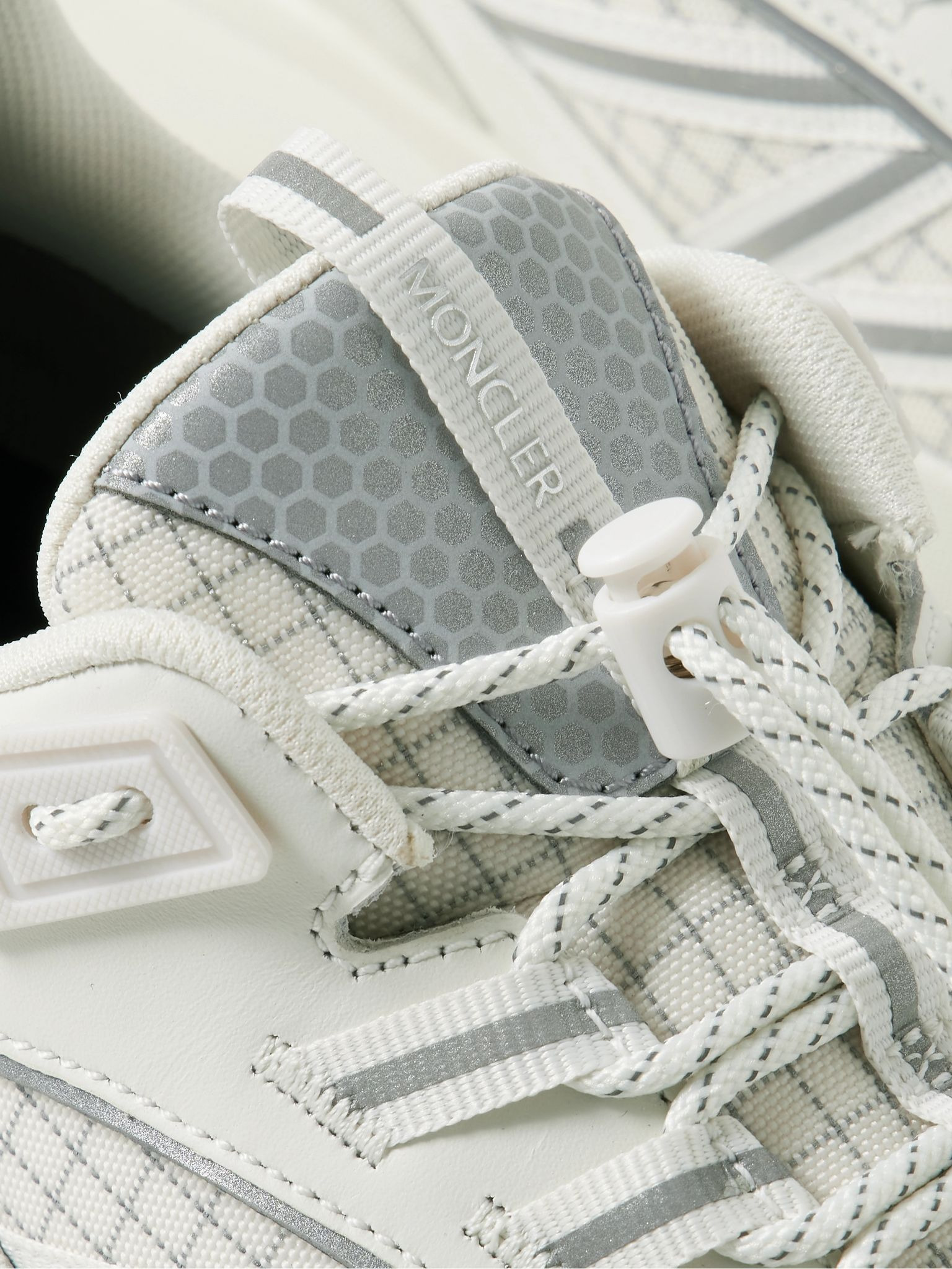 Trailgrip GTX Leather-Trimmed Ripstop and Canvas Sneakers Off-white - 6