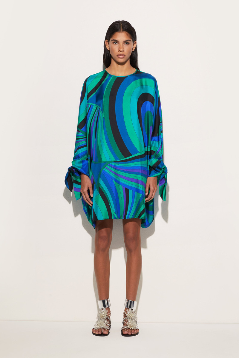 PUCCI IRIDE PRINT SILK KAFTAN outlook