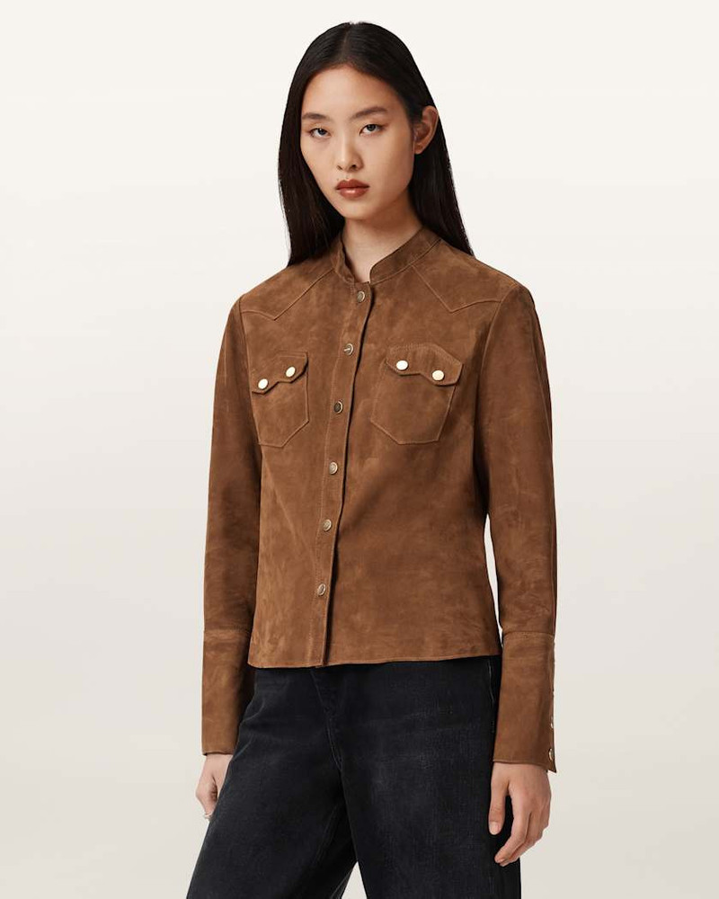 ALLSAINTS ROCK SUEDE SHIRT outlook